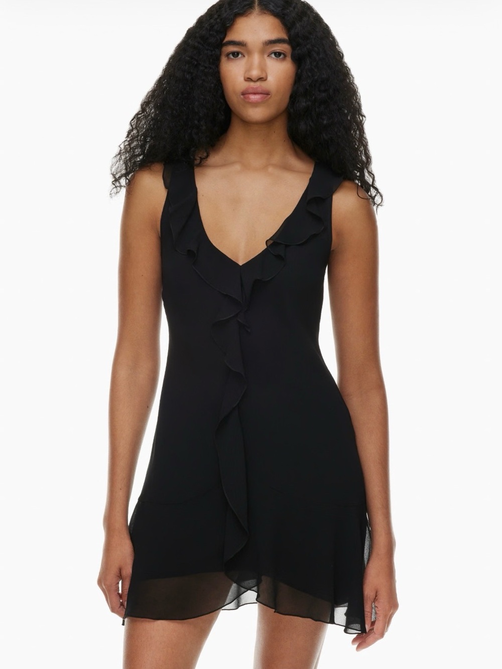 Wilfred Aritzia Hera Dress Black